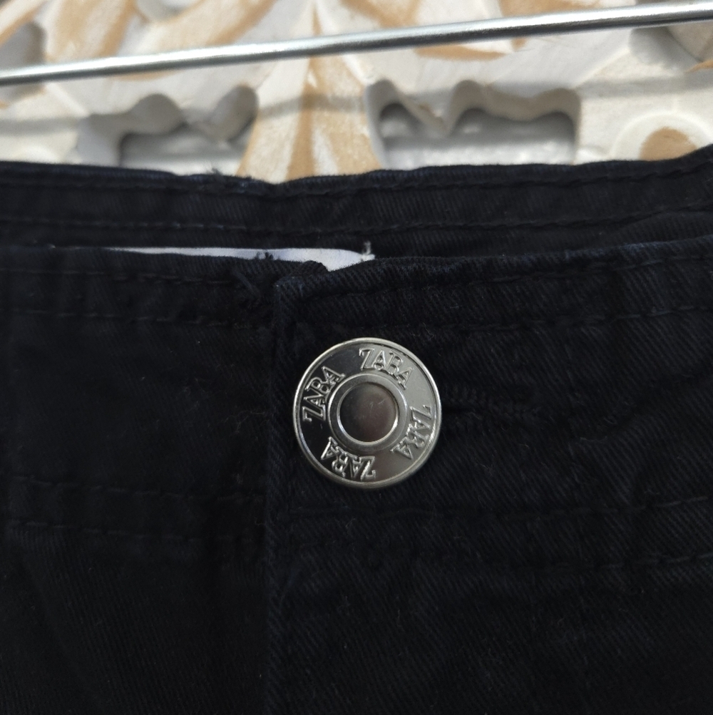 Zara Black Cargo Pants - Picture 7 of 10